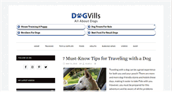 Desktop Screenshot of dogvills.com